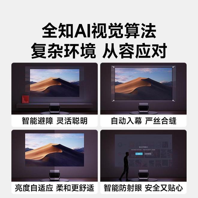Pro3600流明高亮度白天观影毫无压力pg模拟器试玩618客厅投影仪选择当贝F7(图2)